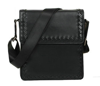 Bottega Veneta cross body messenger 86013 black Bottega Veneta cross body messenger 86013 black